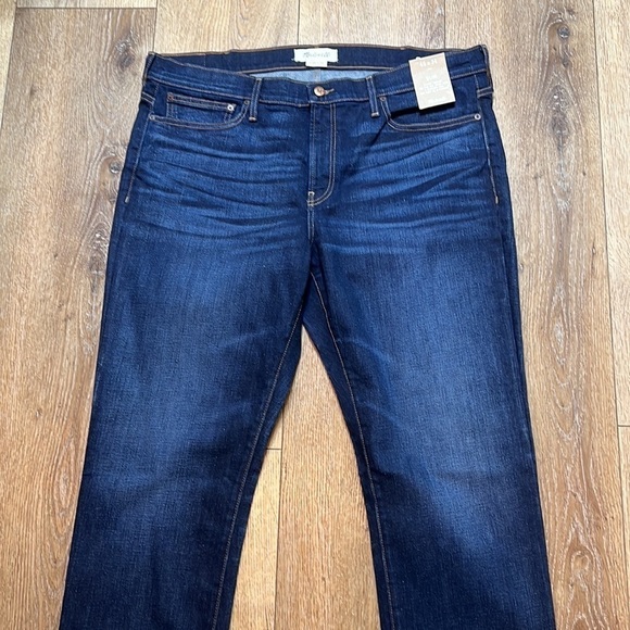 NWT Madewell Slim Authentic Flex Jeans in Baxley Wash Size 40 - Picture 5 of 10